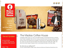 Tablet Screenshot of madrascoffeehouse.com